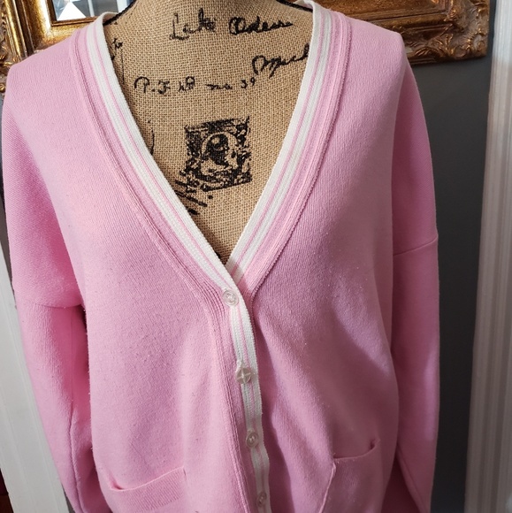 david Smith Sweaters - Vintage David Smith pink Cardigan